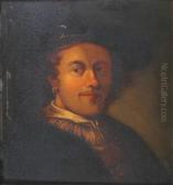 Head & Shoulders Oil Painting by Rembrandt Van Rijn