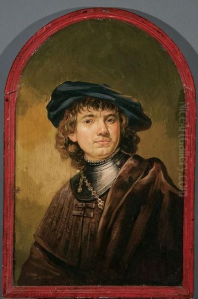 Self Portrait Oil Painting by Rembrandt Van Rijn