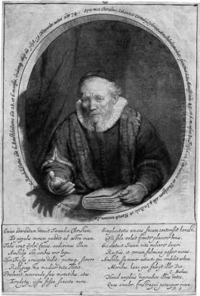 Jan Cornelis Sylvius Oil Painting by Rembrandt Van Rijn