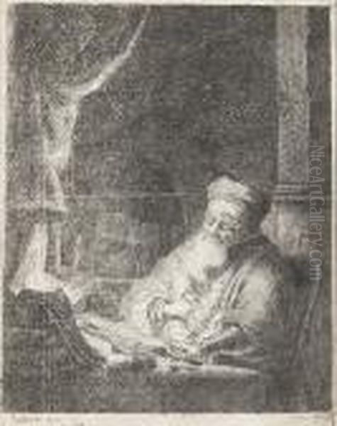 Der Astrolog. Oil Painting by Rembrandt Van Rijn