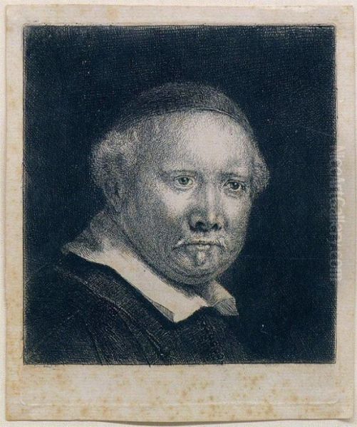 Lieven Willemsz Van Coppenol, Writing Master Oil Painting by Rembrandt Van Rijn