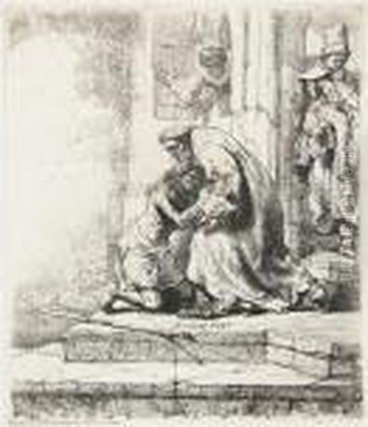 The Return Of The Prodigal Son. by Rembrandt Van Rijn