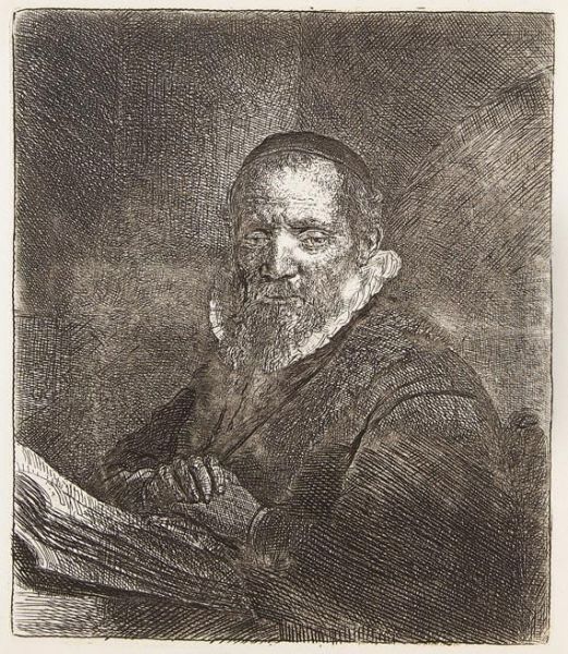 Jan Cornelis Sylvius, Prediger Oil Painting by Rembrandt Van Rijn