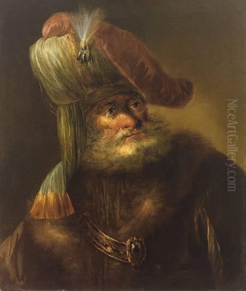 In Der Nachfolge Rembrandts Oil Painting by Rembrandt Van Rijn