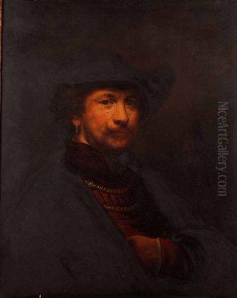 A Self-portrait by Rembrandt Van Rijn