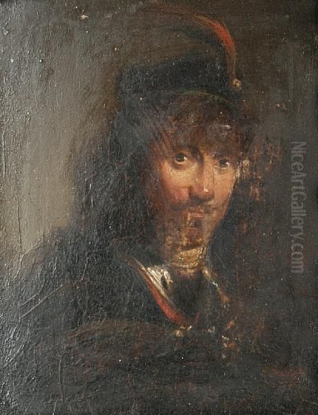 Portrait Of A Man Oil Painting by Rembrandt Van Rijn