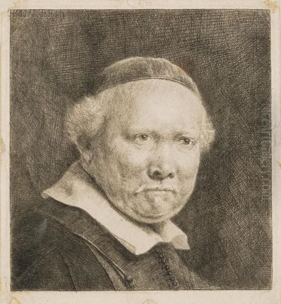 Lieven Willemsz. Van Coppenol, Writing Master: The Larger Plate Oil Painting by Rembrandt Van Rijn