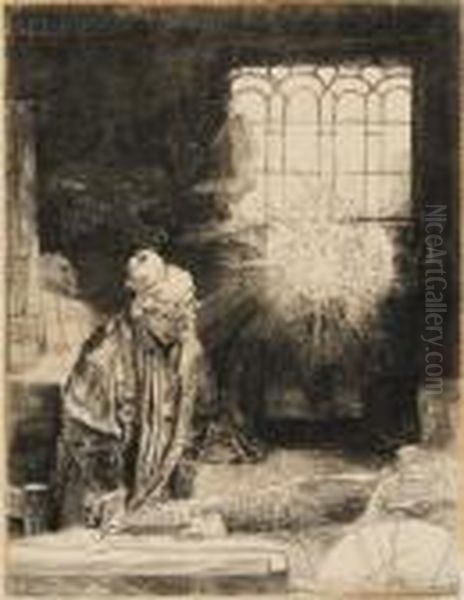 Faust Oil Painting by Rembrandt Van Rijn