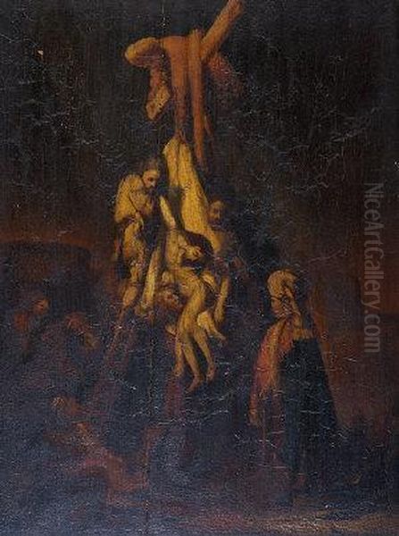 The Descent From The Cross Oil Painting by Rembrandt Van Rijn