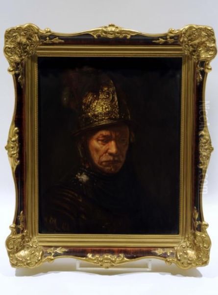 L'homme Au Casque D'or Oil Painting by Rembrandt Van Rijn