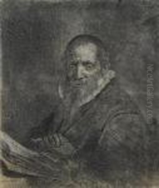 Jan Cornelis Sylvius Oil Painting by Rembrandt Van Rijn