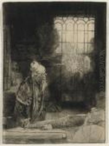 Faust Oil Painting by Rembrandt Van Rijn