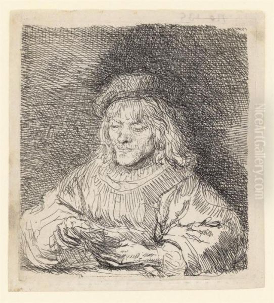 The Card Player Oil Painting by Rembrandt Van Rijn