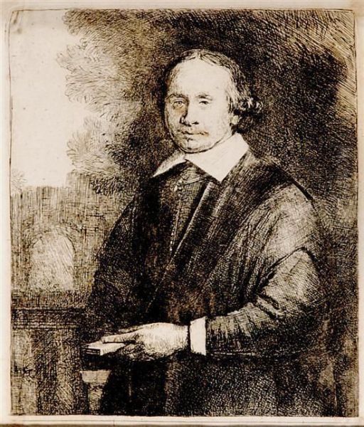 Portrait Of Man Oil Painting by Rembrandt Van Rijn