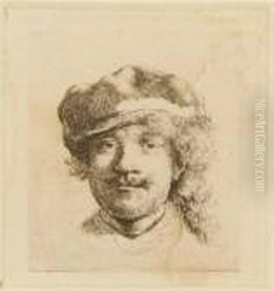 Self Portrait Oil Painting by Rembrandt Van Rijn