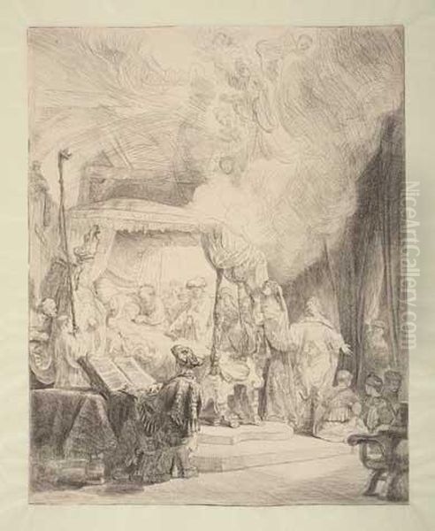 The Death Of The Virgin Oil Painting by Rembrandt Van Rijn