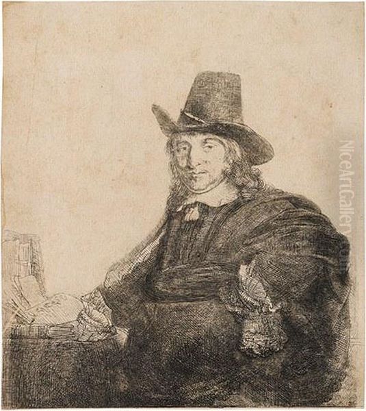 Jan Asselyn Oil Painting by Rembrandt Van Rijn