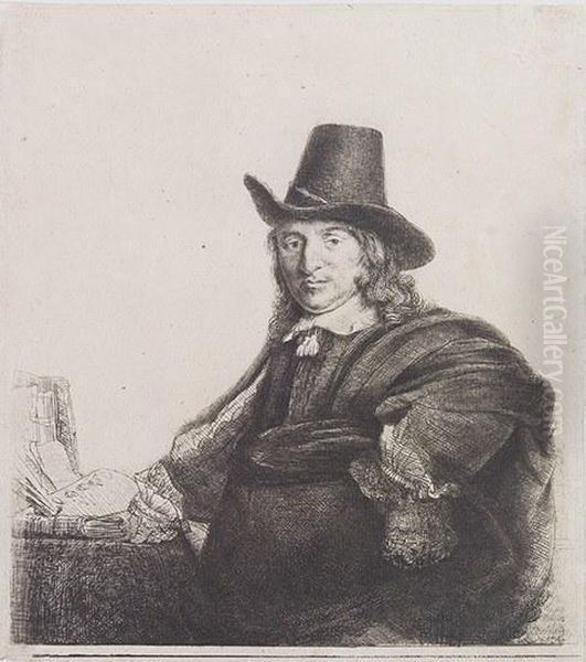 Jan Asselyn Oil Painting by Rembrandt Van Rijn