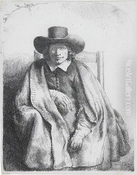 Clement De Jonghe Oil Painting by Rembrandt Van Rijn