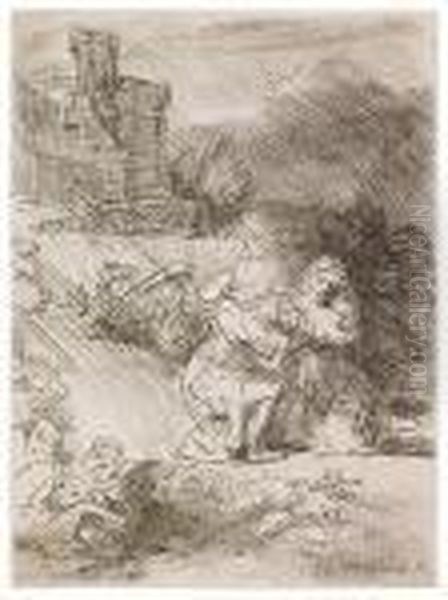 The Agony In The Garden Oil Painting by Rembrandt Van Rijn