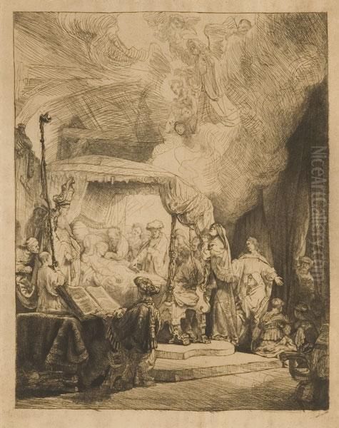 La Morte Della Vergine Oil Painting by Rembrandt Van Rijn