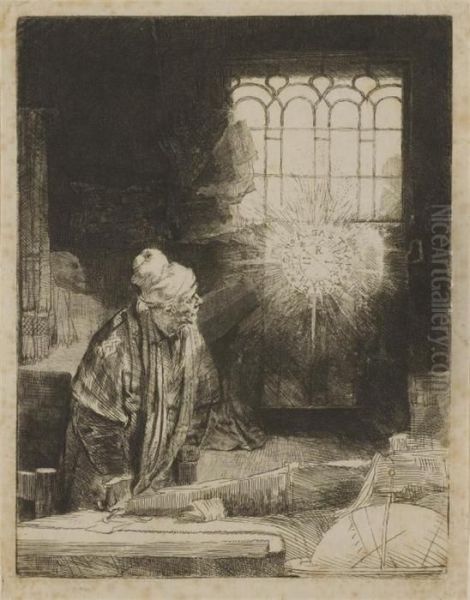 Faust Oil Painting by Rembrandt Van Rijn