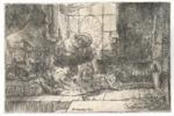 The Tribute Money Oil Painting by Rembrandt Van Rijn