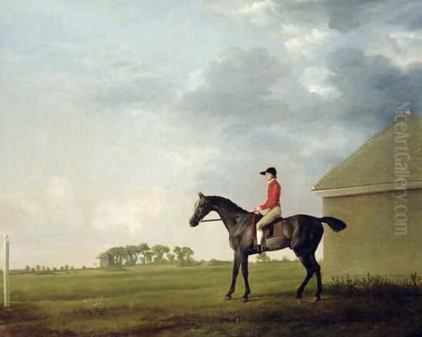 Gimcrack with John Pratt up on Newmarket Heath, 1765 Oil Painting by George Stubbs