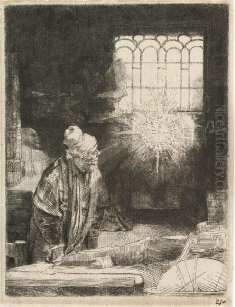 Faust Oil Painting by Rembrandt Van Rijn