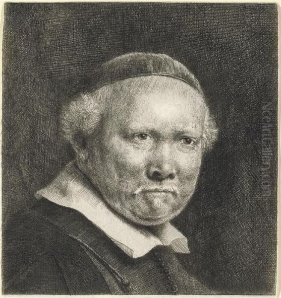 Lieven Willemsz. Van Coppenol, Writing-master: The Larger Plate Oil Painting by Rembrandt Van Rijn