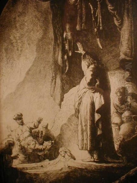 Lazarus Oil Painting by Rembrandt Van Rijn