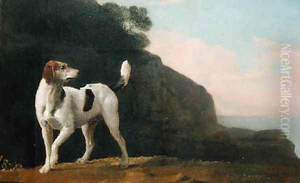 A Foxhound, c.1760 Oil Painting by George Stubbs