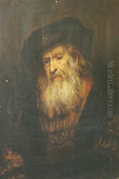 Old Man Oil Painting by Rembrandt Van Rijn