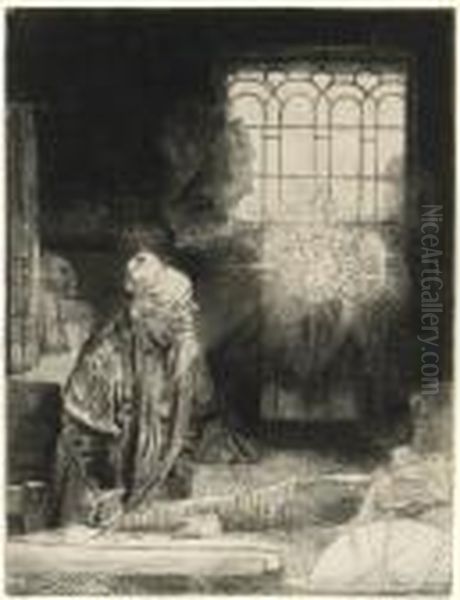 Faust (b., Holl. 270; H. 260) Oil Painting by Rembrandt Van Rijn