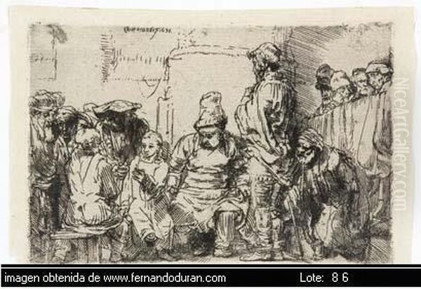 Untitled Oil Painting by Rembrandt Van Rijn