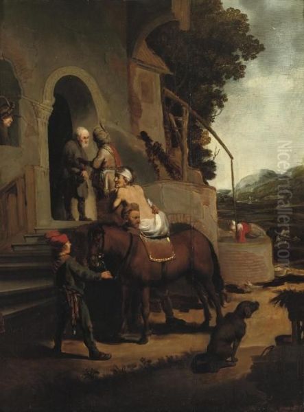 The Good Samaritan Oil Painting by Rembrandt Van Rijn