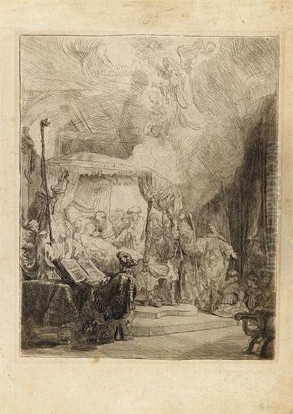 The Death Of The Virgin Oil Painting by Rembrandt Van Rijn