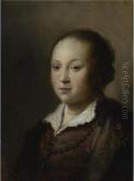 Portrait Of A Girl Oil Painting by Rembrandt Van Rijn