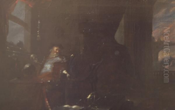 L'alchimista Oil Painting by Rembrandt Van Rijn