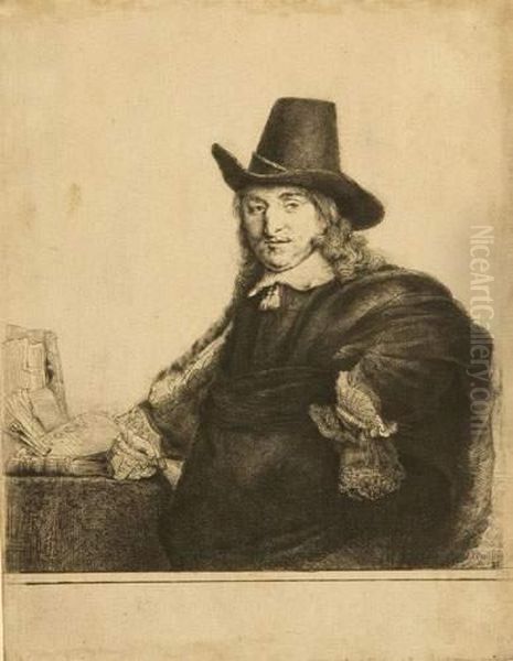 Jan Asselyn. Oil Painting by Rembrandt Van Rijn