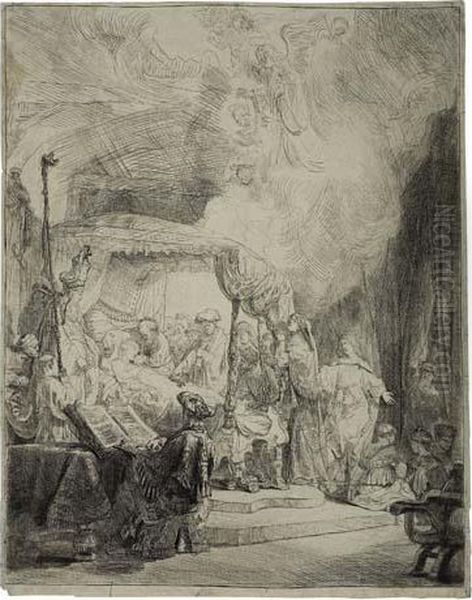 The Death Of The Virgin Oil Painting by Rembrandt Van Rijn