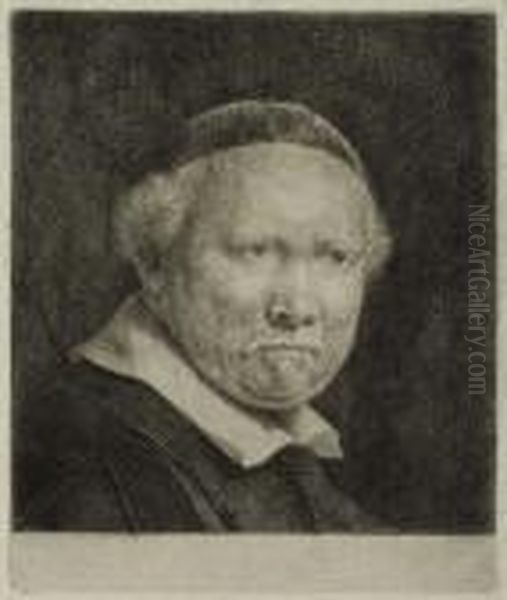 Lieven Willemsz Van Coppenol, Writing Master: Larger Plate Oil Painting by Rembrandt Van Rijn