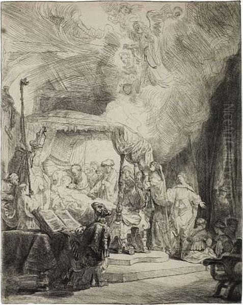 The Death Of The Virgin Oil Painting by Rembrandt Van Rijn