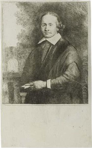 Jan Antonides Van Der Linden, Physician Oil Painting by Rembrandt Van Rijn