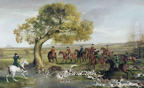 The Grosvenor Hunt, 1762 Oil Painting by George Stubbs