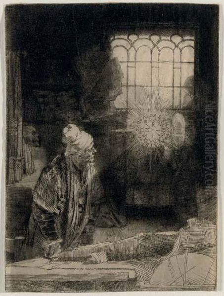 Faust Oil Painting by Rembrandt Van Rijn