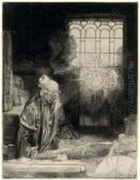 Faust Oil Painting by Rembrandt Van Rijn