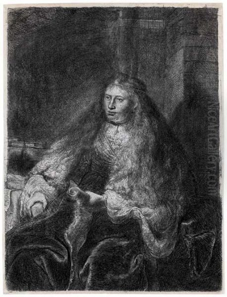 The Great Jewish Bride Oil Painting by Rembrandt Van Rijn