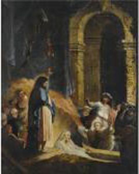 The Raising Of Lazarus Oil Painting by Rembrandt Van Rijn