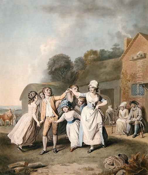 Children Dancing, 1798 Oil Painting by George Stubbs